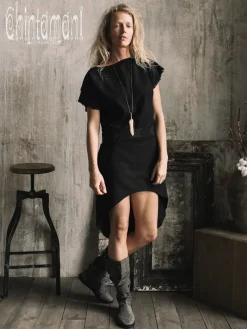 Chintamani Alchemistry Assymetric Midi Dress / Black^ Mini & Midi Dress