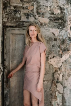 Chintamani Alchemistry Asymmetric Midi Dress / Dusty Rose^ Mini & Midi Dress