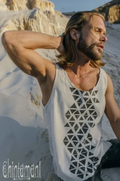 Chintamani Alchemistry Atua Print Top / Off White^ Tops & T-shirt