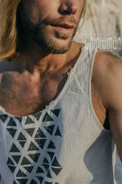 Chintamani Alchemistry Atua Print Top / Off White^ Tops & T-shirt