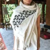Chintamani Alchemistry Atua Wrap Shawl / White & Black^ Shawls & Scarfs
