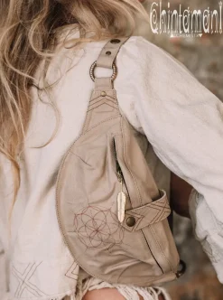 Chintamani Alchemistry Banana Waist Bag / Beige^ Canvas Hip Bags