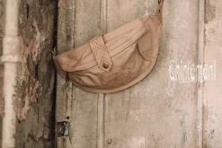 Chintamani Alchemistry Banana Waist Bag / Beige^ Canvas Hip Bags