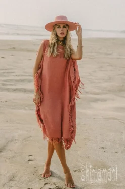 Chintamani Alchemistry Beach Poncho Dress / Soft Pink^ Mini & Midi Dress