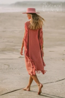 Chintamani Alchemistry Beach Poncho Dress / Soft Pink^ Mini & Midi Dress
