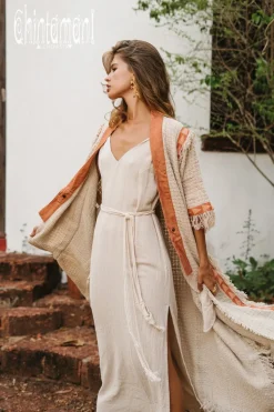 Chintamani Alchemistry Berber Poncho Coat / Off White^ Kimono & Cover Up