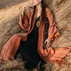 Chintamani Alchemistry Block Print Kimono / Rust^ Kimono & Cover Up