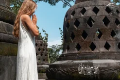 Chintamani Alchemistry Boho Fringed Dress / Off White^ Maxi Dress