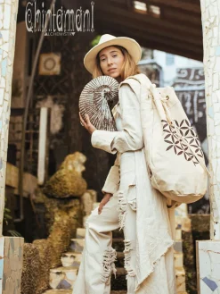 Chintamani Alchemistry Canvas Torba Backpack / Beige^ Backpacks & Bags