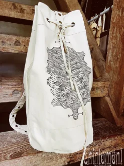 Chintamani Alchemistry Canvas Torba Backpack / Shipibo Off White^ Backpacks & Bags