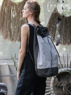 Chintamani Alchemistry Canvas Torba Backpack / Shipobo Grey^ Backpacks & Bags