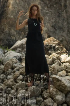 Chintamani Alchemistry Chakruna Long Dress / Black^ Maxi Dress