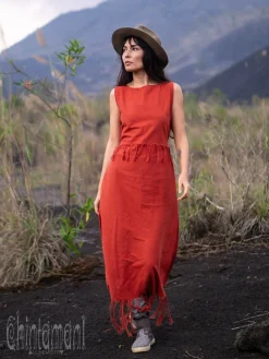 Chintamani Alchemistry Chakruna Long Dress / Red Ochre^ Maxi Dress