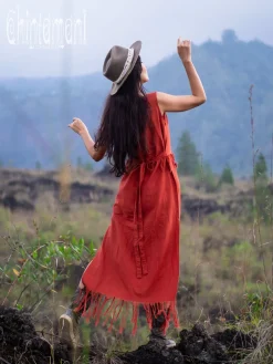 Chintamani Alchemistry Chakruna Long Dress / Red Ochre^ Maxi Dress