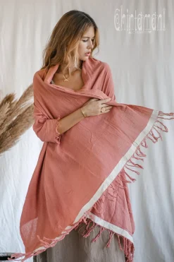 Chintamani Alchemistry Cotton Sleeves Shawl / Pink^ Kimono & Cover Up