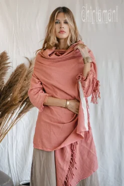 Chintamani Alchemistry Cotton Sleeves Shawl / Pink^ Kimono & Cover Up