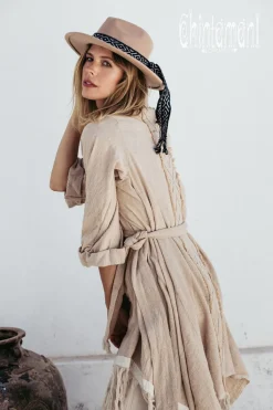 Chintamani Alchemistry Cotton Wrap Cardigan / Beige^ Kimono & Cover Up