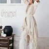 Chintamani Alchemistry Cotton Wrap Cardigan / Off White^ Kimono & Cover Up