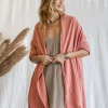 Chintamani Alchemistry Cotton Wrap Shawl / Soft Pink^ Shawls & Scarfs