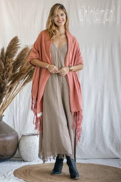 Chintamani Alchemistry Cotton Wrap Shawl / Soft Pink^ Shawls & Scarfs