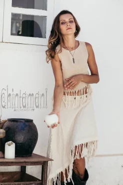 Chintamani Alchemistry Cotton Wrap Skirt / Off White^ Skirts