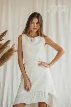 Chintamani Alchemistry Double Layer Dress / Off White^ High Low Dress