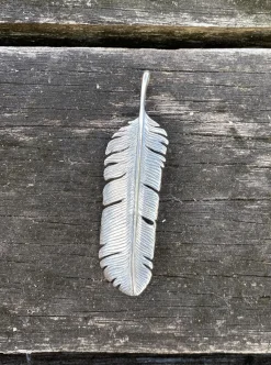 Chintamani Alchemistry Feather Pendant Silver^ Accessories