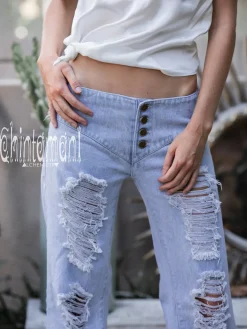 Chintamani Alchemistry Flared Denim Pants / Blue^ Pants