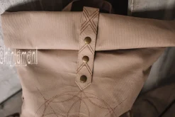 Chintamani Alchemistry Flower RollTop Backpack / Beige^ Backpacks & Bags