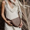 Chintamani Alchemistry Flower Waist Bag / Brown^ Canvas Hip Bags