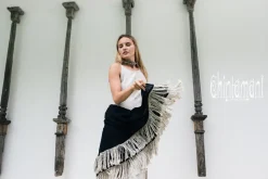 Chintamani Alchemistry Fringe Boho Shawl / Black^ Shawls & Scarfs