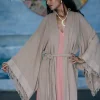 Chintamani Alchemistry Fringed Kimono / Coffee^ Kimono & Cover Up