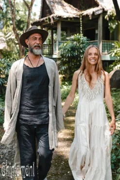 Chintamani Alchemistry Fringed Maxi Dress / Off White^ Maxi Dress