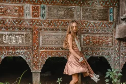 Chintamani Alchemistry Fringed Midi Dress / Dusty Pink^ Mini & Midi Dress