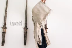Chintamani Alchemistry Fringe Linen Kimono / Gray^ Kimono & Coat