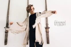 Chintamani Alchemistry Fringe Linen Kimono / Gray^ Kimono & Coat