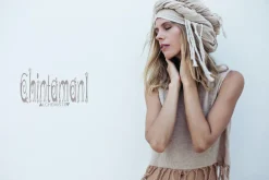 Chintamani Alchemistry Fringy Crop Top / Beige^ Tank Top