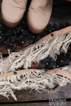Chintamani Alchemistry Fringy Tribal Boots / Beige^ Boots