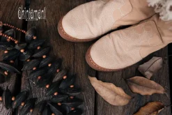 Chintamani Alchemistry Fringy Tribal Boots / Beige^ Boots