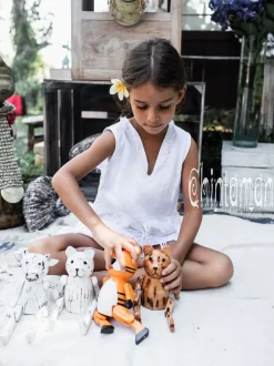 Chintamani Alchemistry Girls Linen Dress / White^Kids For Kids