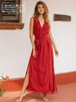 Chintamani Alchemistry Goan Wrap Dress / Red Ochre^ Wrap Dress