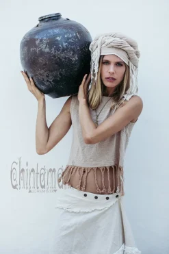 Chintamani Alchemistry Gypsy Wrap Skirt / Off White^ Skirts