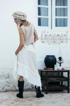 Chintamani Alchemistry Gypsy Wrap Skirt / Off White^ Skirts