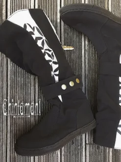 Chintamani Alchemistry High Flower Boots / Black^ Boots