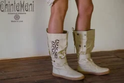 Chintamani Alchemistry High Flower Boots / Off White^ Boots