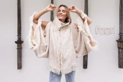 Chintamani Alchemistry High Neck Cotton Jacket / Off White^ Jackets & Coats