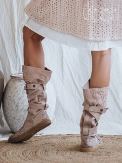 Chintamani Alchemistry High Tribal Boots / Beige^ Boots