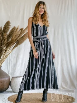 Chintamani Alchemistry Jacquard Maxi Dress / Black & White^ Maxi Dress