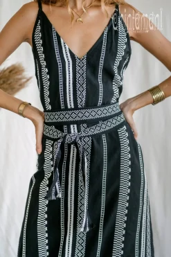 Chintamani Alchemistry Jacquard Maxi Dress / Black & White^ Maxi Dress