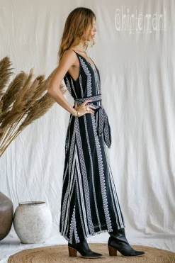 Chintamani Alchemistry Jacquard Maxi Dress / Black & White^ Maxi Dress